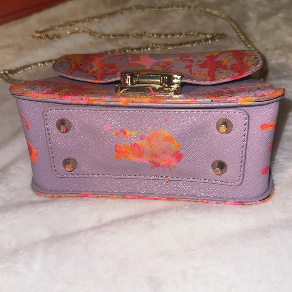 1 of 1 Hand Painted Anca Barbu Brand New Shoulder Bag PERFECT FOR SUMMER - Picture 5 of 16